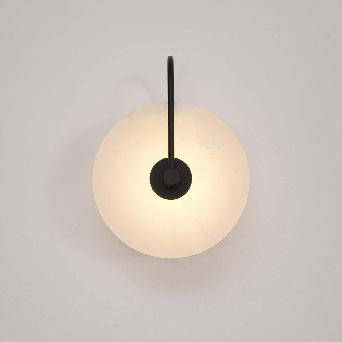 Zayro Wall Sconce – Alabaster Wall Sconce Bedside Lights