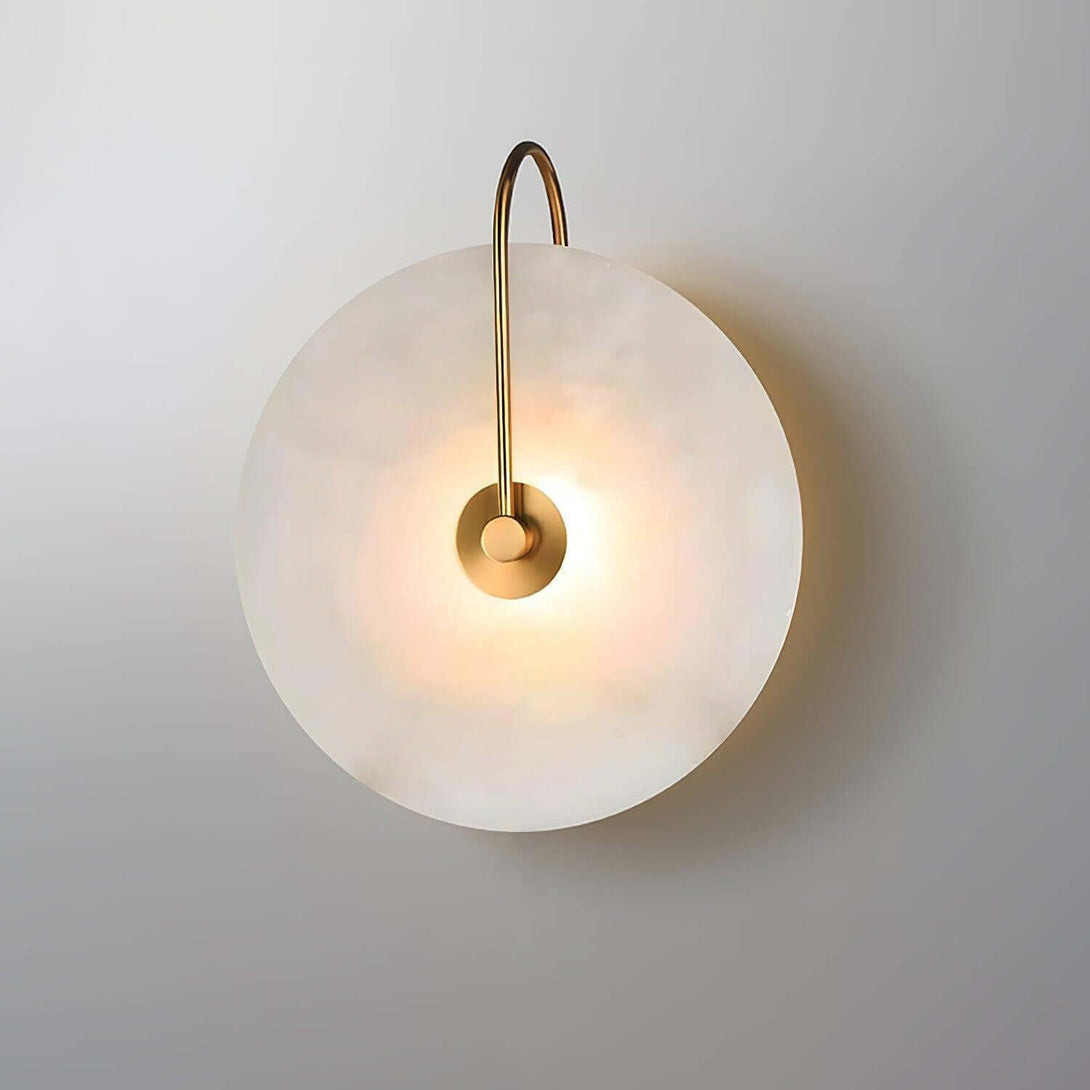 Zayro Wall Sconce – Alabaster Wall Sconce Bedside Lights