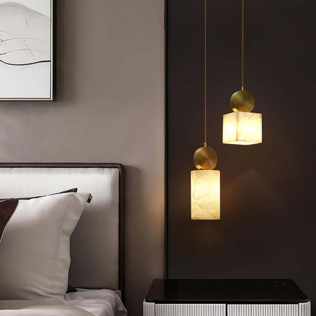 Zelya Pendant Light – Decorative Alabaster Pendant Light