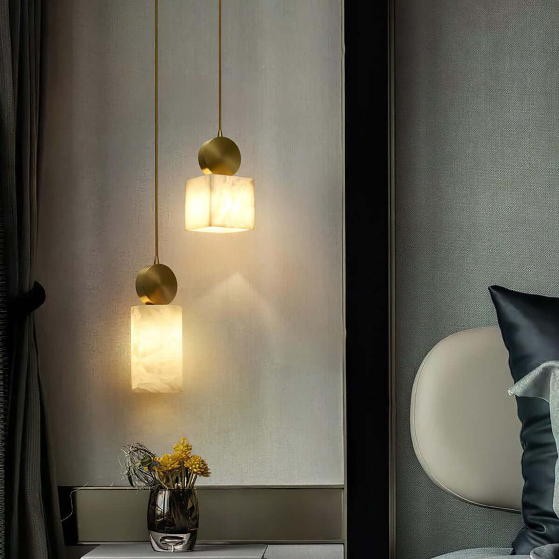 Zelya Pendant Light – Decorative Alabaster Pendant Light