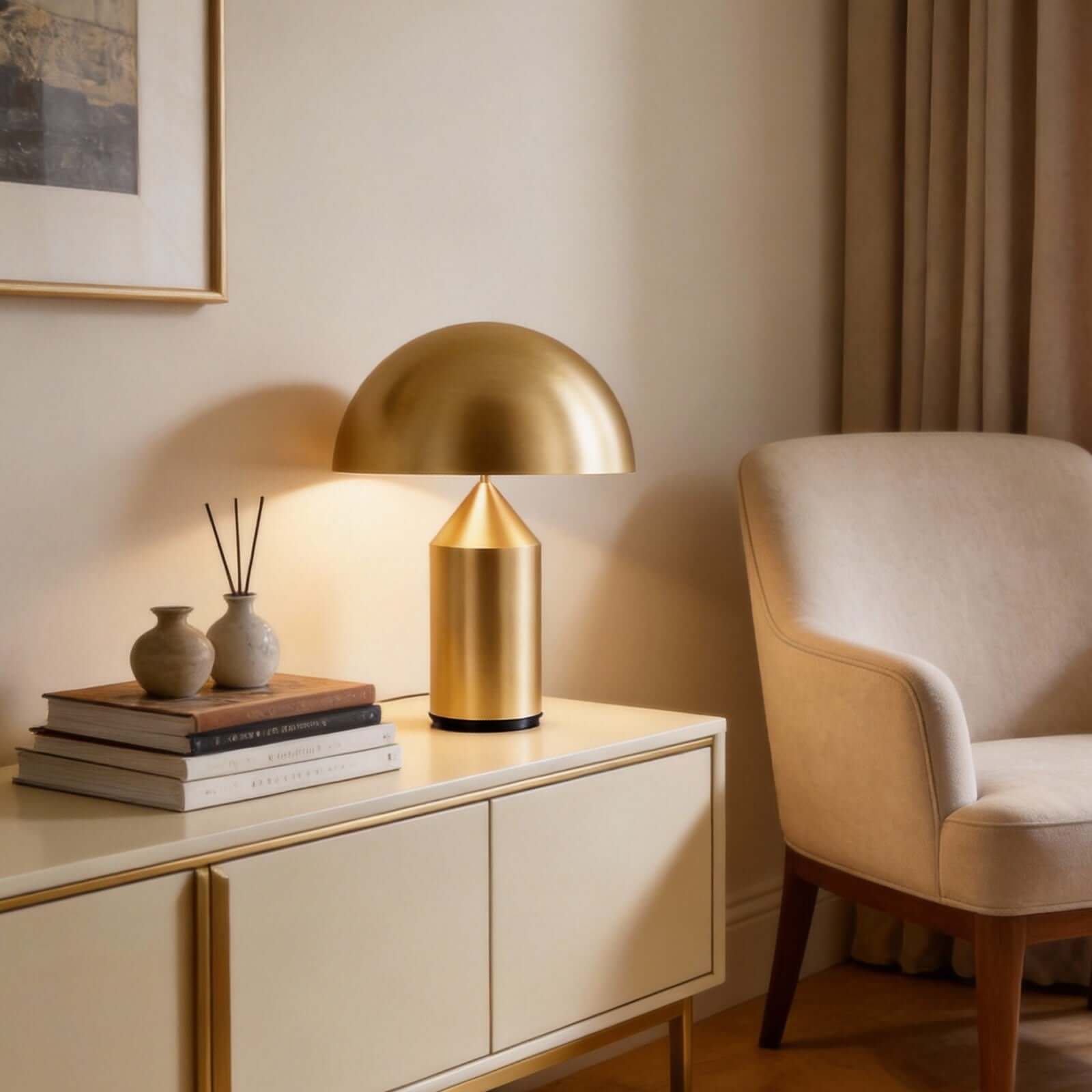 Zolora Table Lamp - Modern Bedside Lamps Gold Table Lamp | Rossolighting