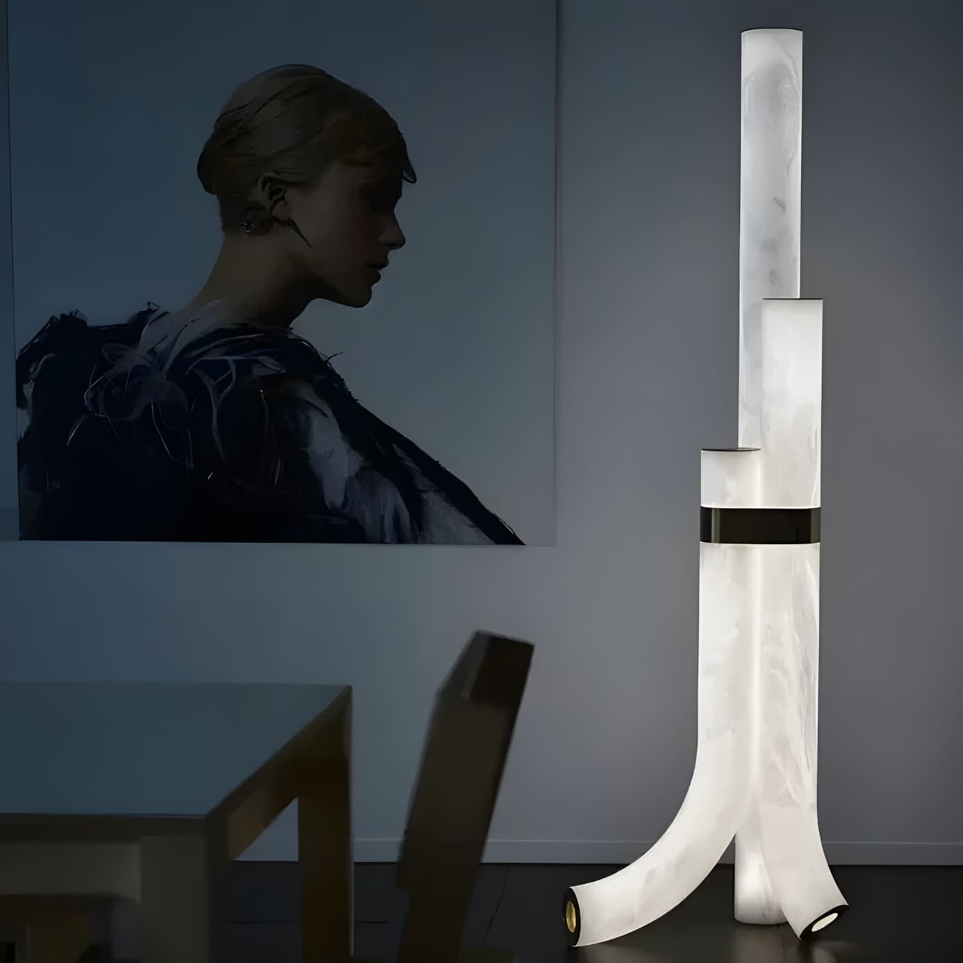 Zyphor Floor Lamp | Luxury Floor Lights for Living Rooms | Rossolighting