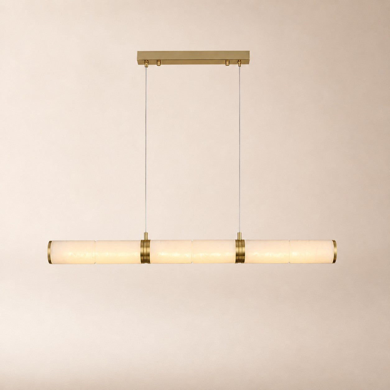 Zyxqlo Chandelier - Luxury Dining Area Alabaster Chandelier | Rossolighting