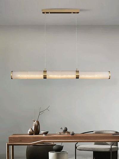 Zyxqlo Chandelier - Luxury Dining Area Alabaster Chandelier | Rossolighting