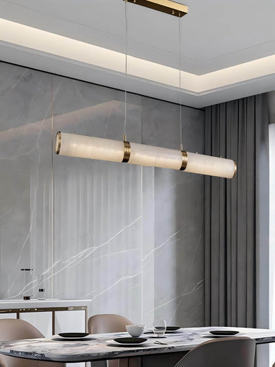 Zyxqlo Chandelier - Luxury Dining Area Alabaster Chandelier | Rossolighting