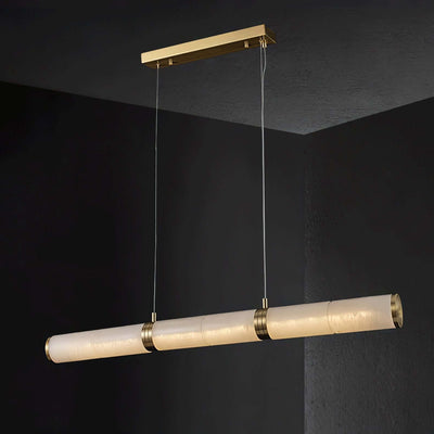Zyxqlo Chandelier - Luxury Dining Area Alabaster Chandelier | Rossolighting