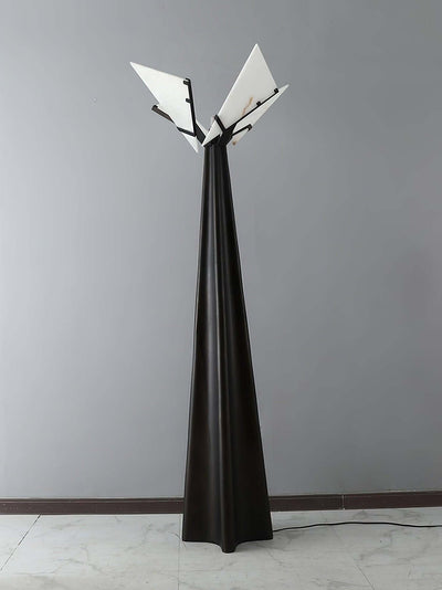 Lirona Floor Lamp - Elegant Alabaster Art Deco Floor Lamp