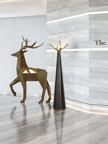 Lirona Floor Lamp - Elegant Alabaster Art Deco Floor Lamp