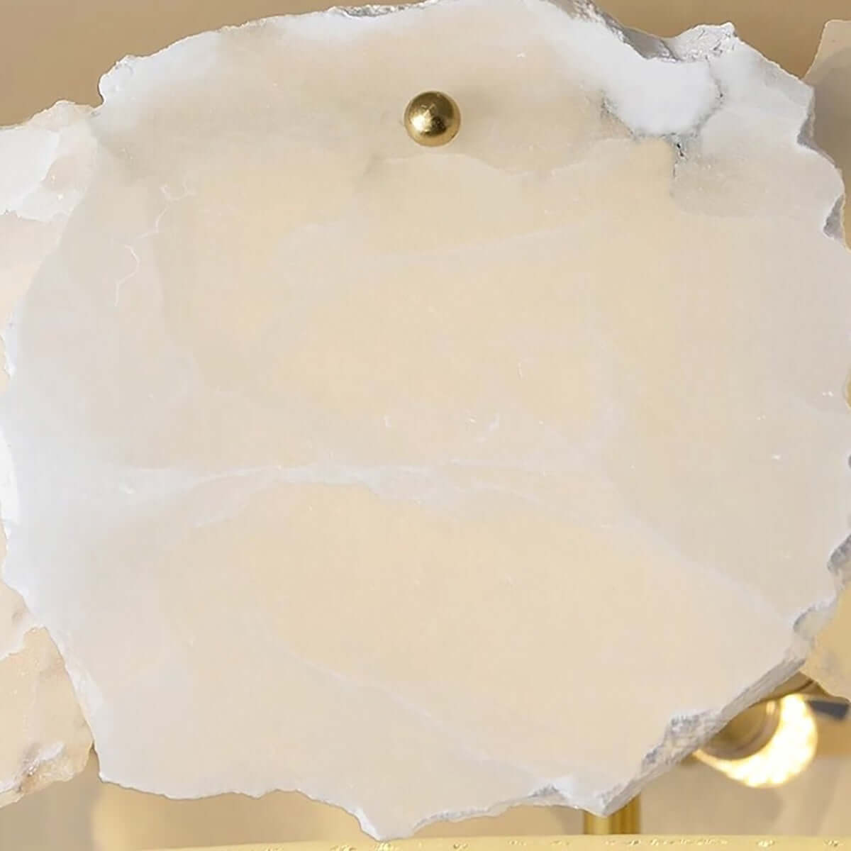 Xelora Ceiling Light | Alabaster Flush Mount for Bedrooms & More