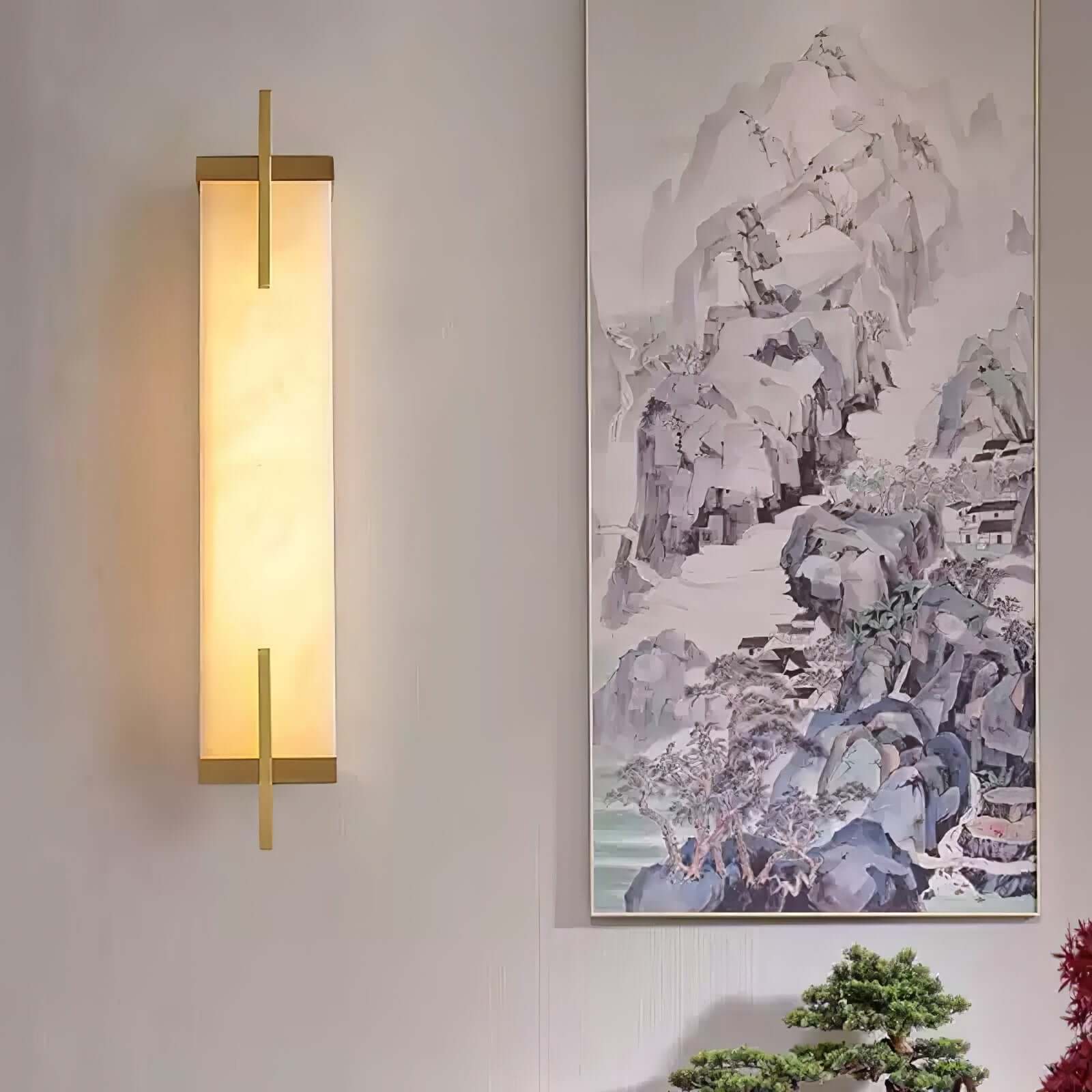 Veyor Alabaster Wall Sconce – Bedside Wall Lights Indoor