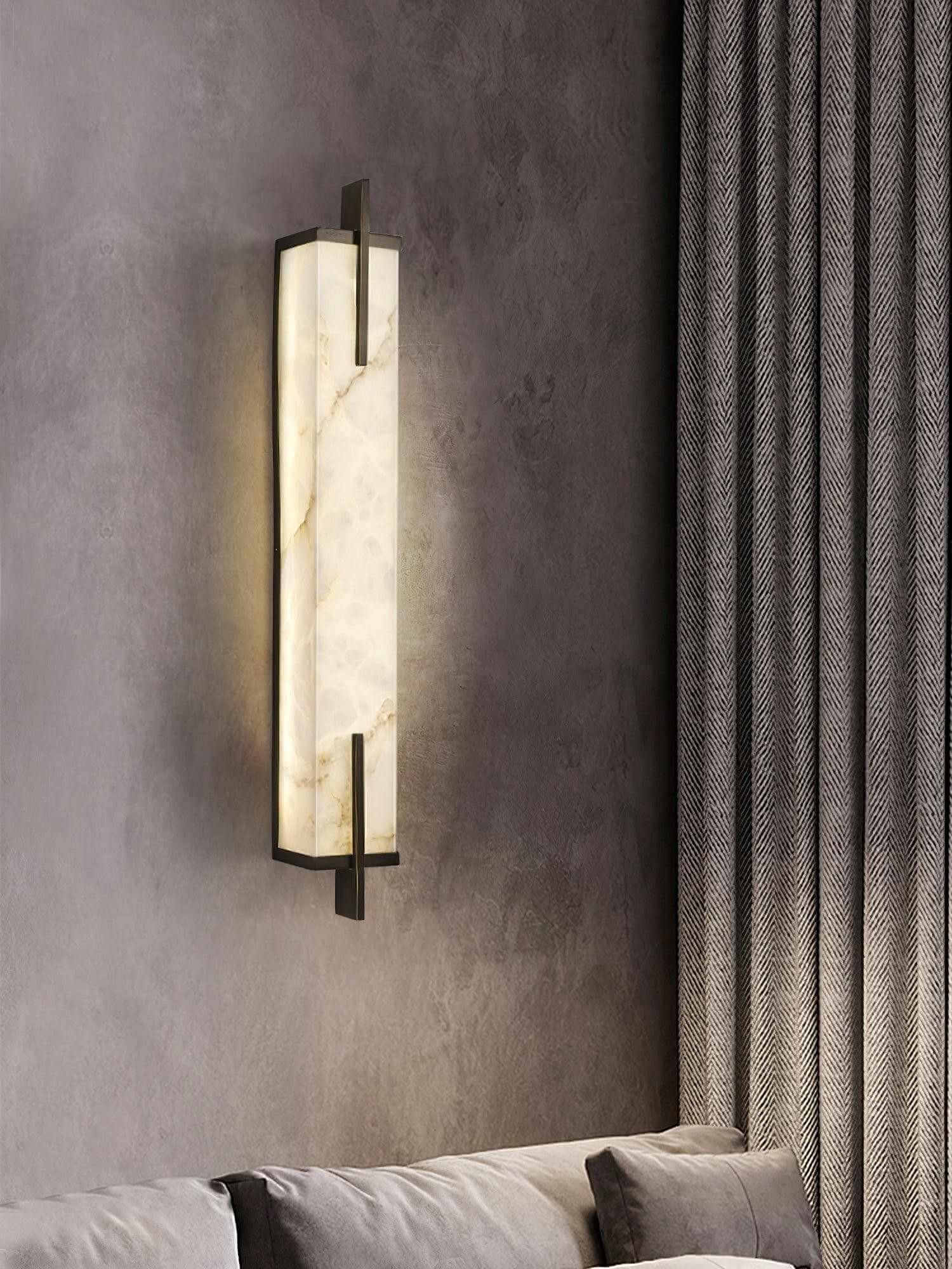 Veyor Alabaster Wall Sconce – Bedside Wall Lights Indoor