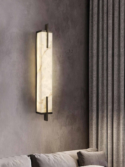 Veyor Alabaster Wall Sconce – Bedside Wall Lights Indoor