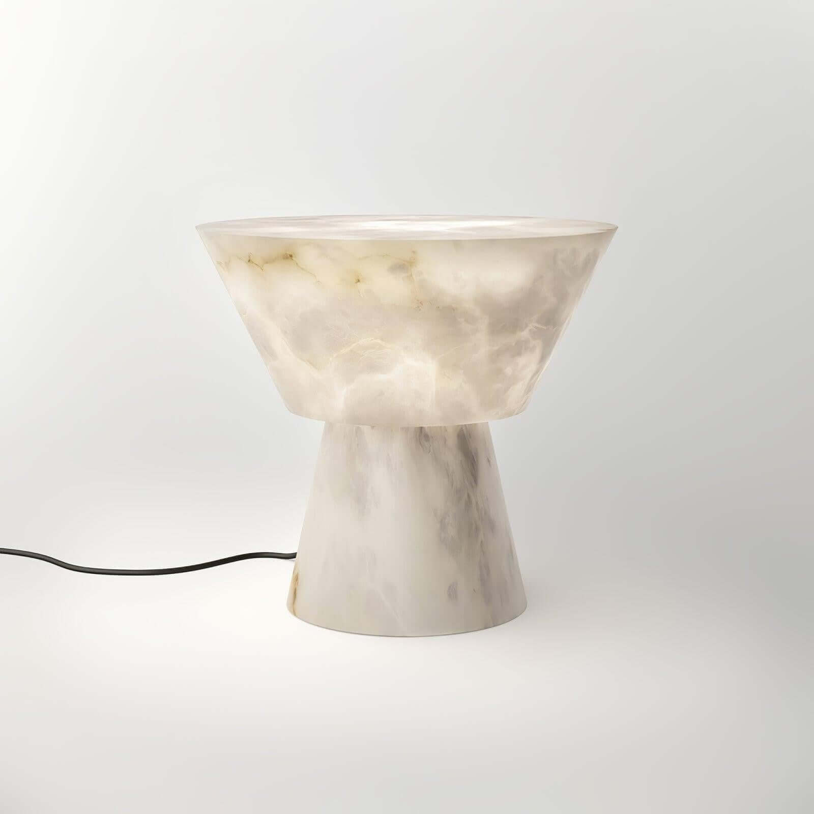 Beta Alabaster Table Lamp – Bedside Lamps for Bedrooms