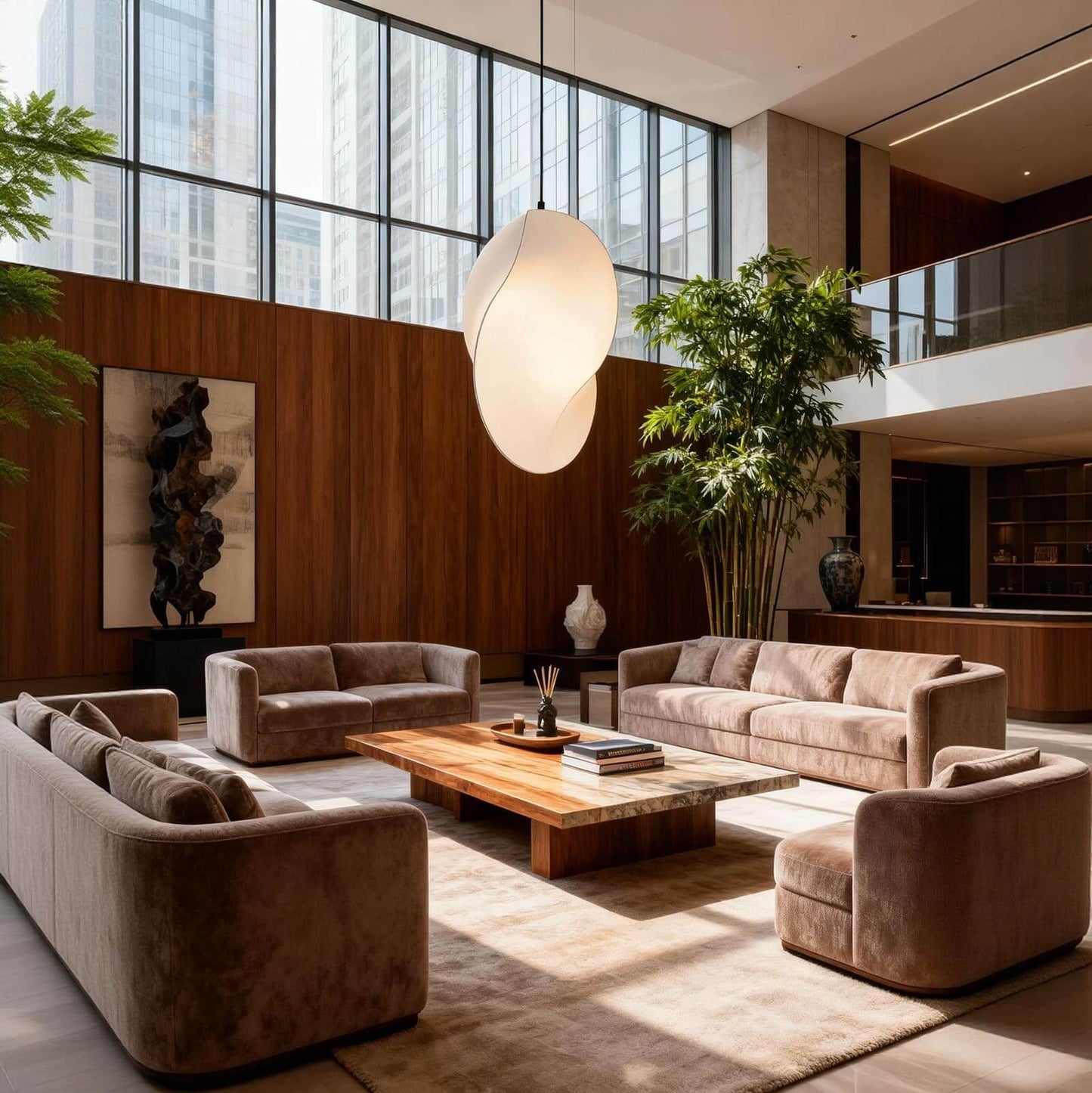 Darlio Pendant Light – Modern Hanging Light for Drawing Room