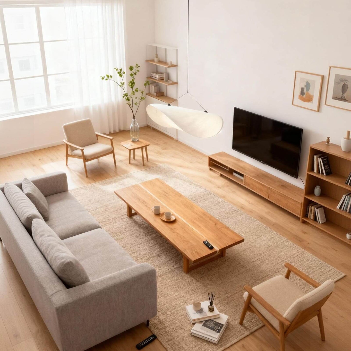 Yunari Pendant Light – Hanging Lights for Drawing Room