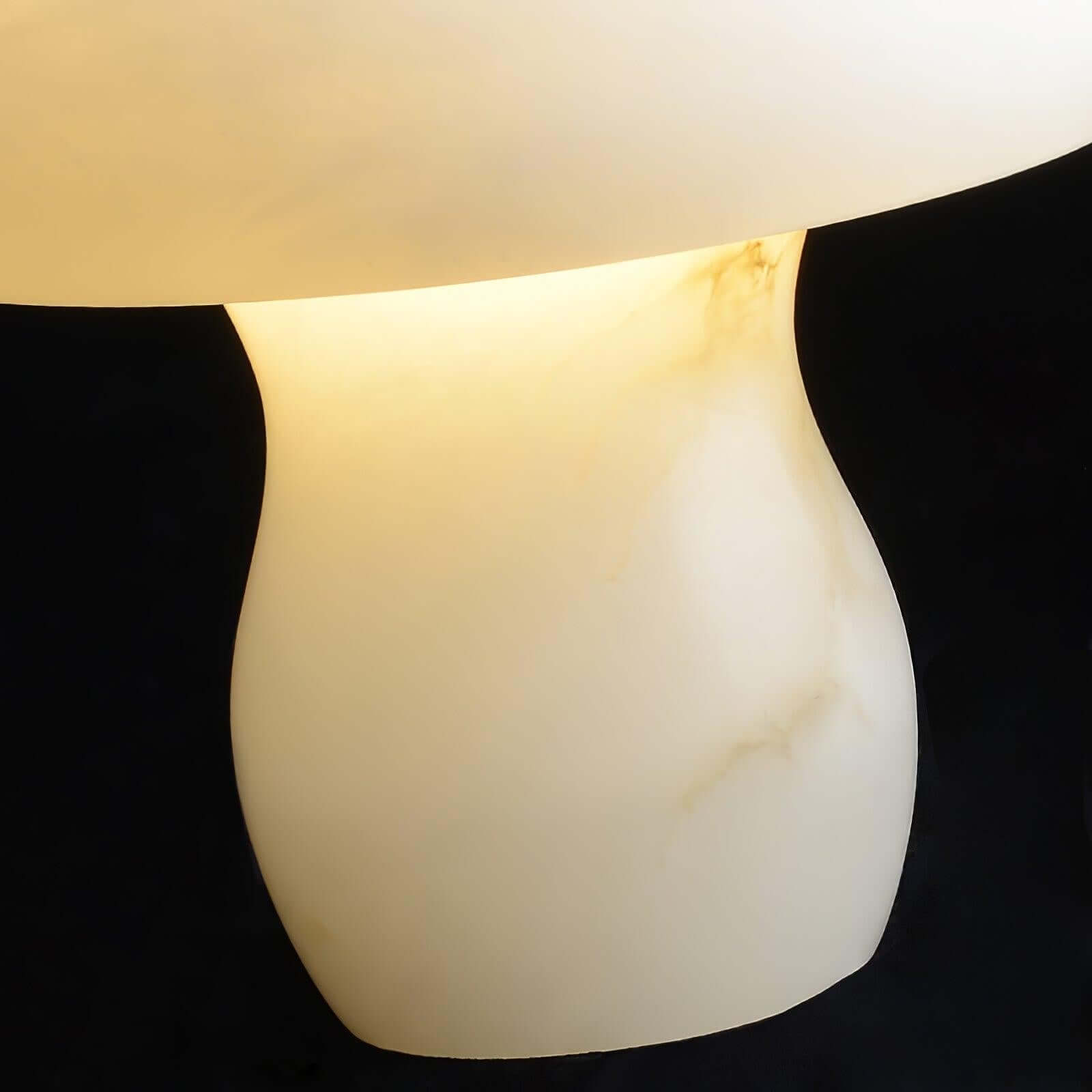 Dorqi Mushroom Table Lamp – Cute Alabaster Table Light