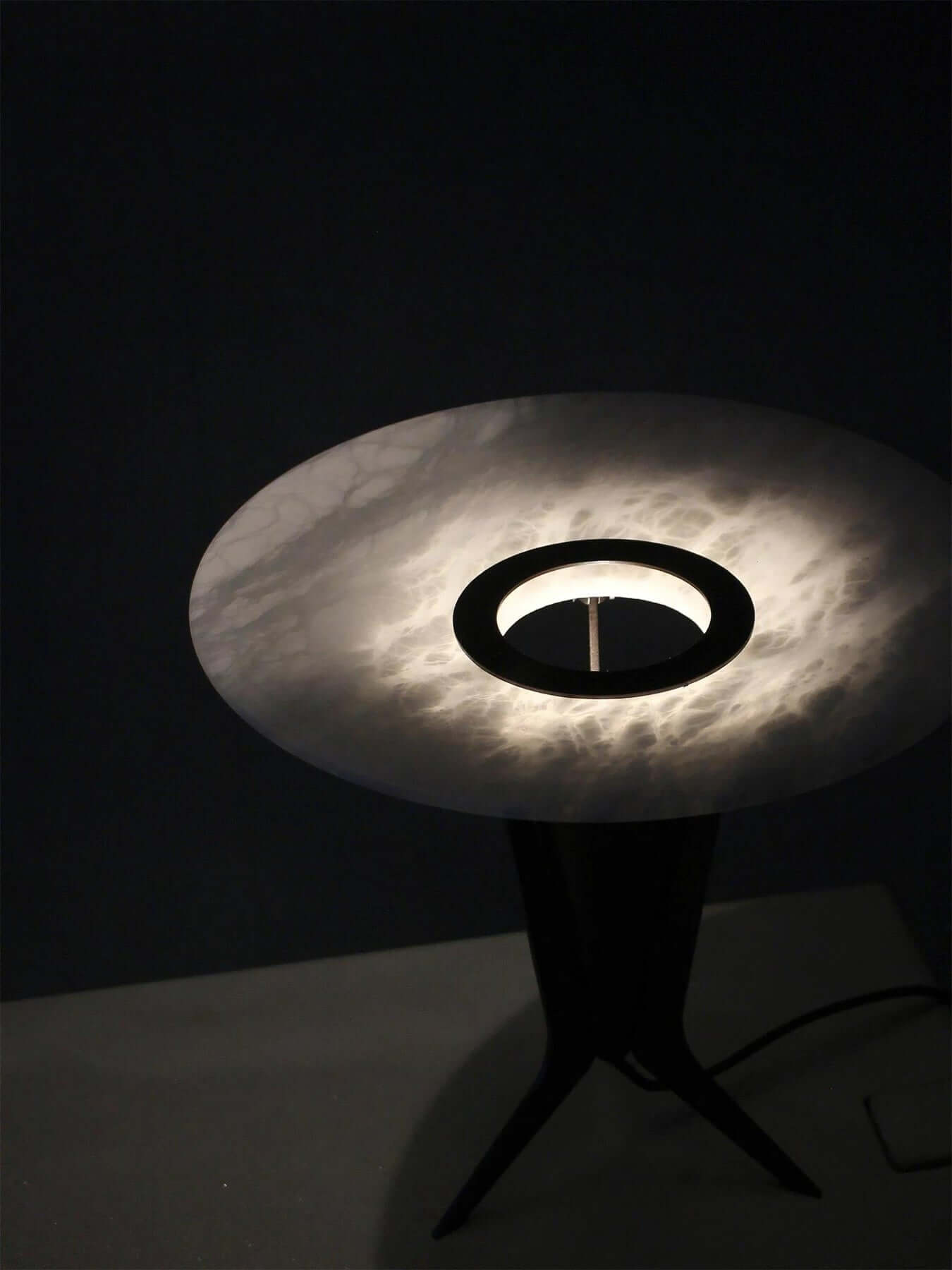 Fynlo Table Lamp – Alabaster Table Lamp Art Deco Style