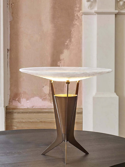 Fynlo Table Lamp – Alabaster Table Lamp Art Deco Style