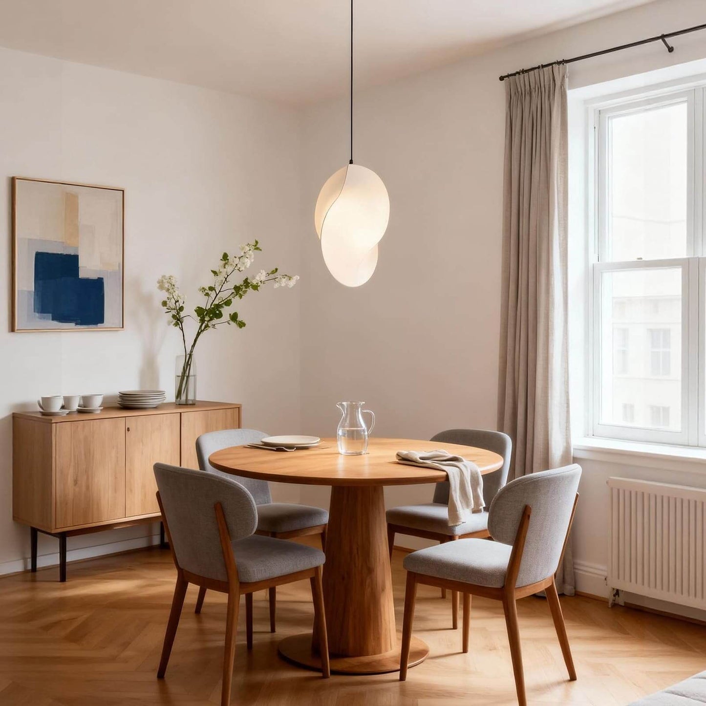 Darlio Pendant Light – Modern Hanging Light for Drawing Room