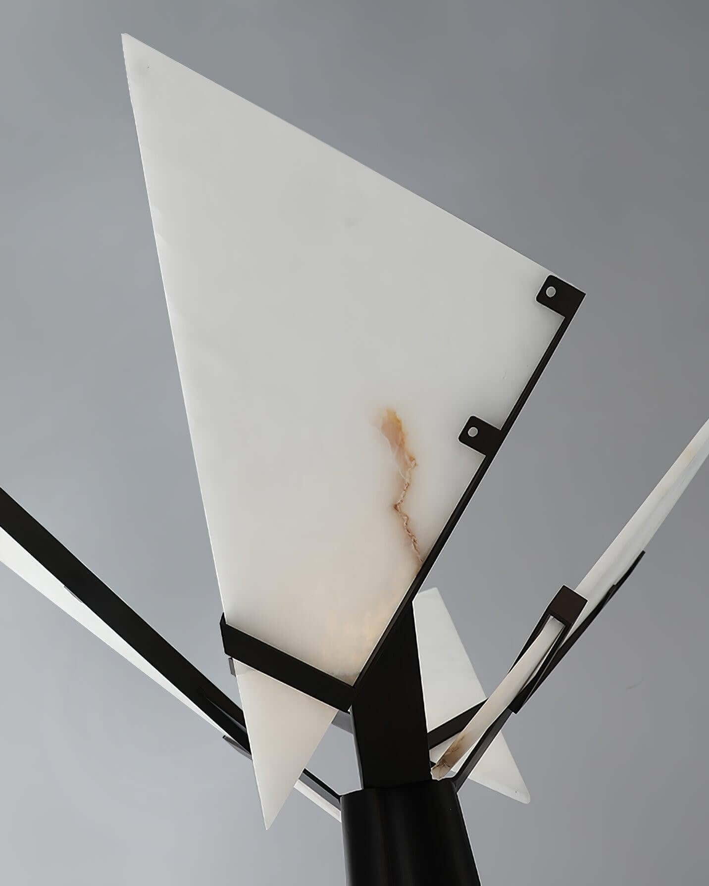 Lirona Floor Lamp - Elegant Alabaster Art Deco Floor Lamp