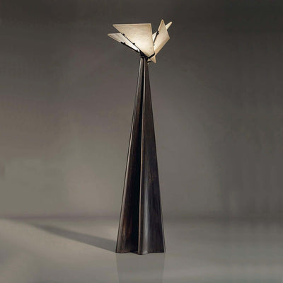 Lirona Floor Lamp - Elegant Alabaster Art Deco Floor Lamp