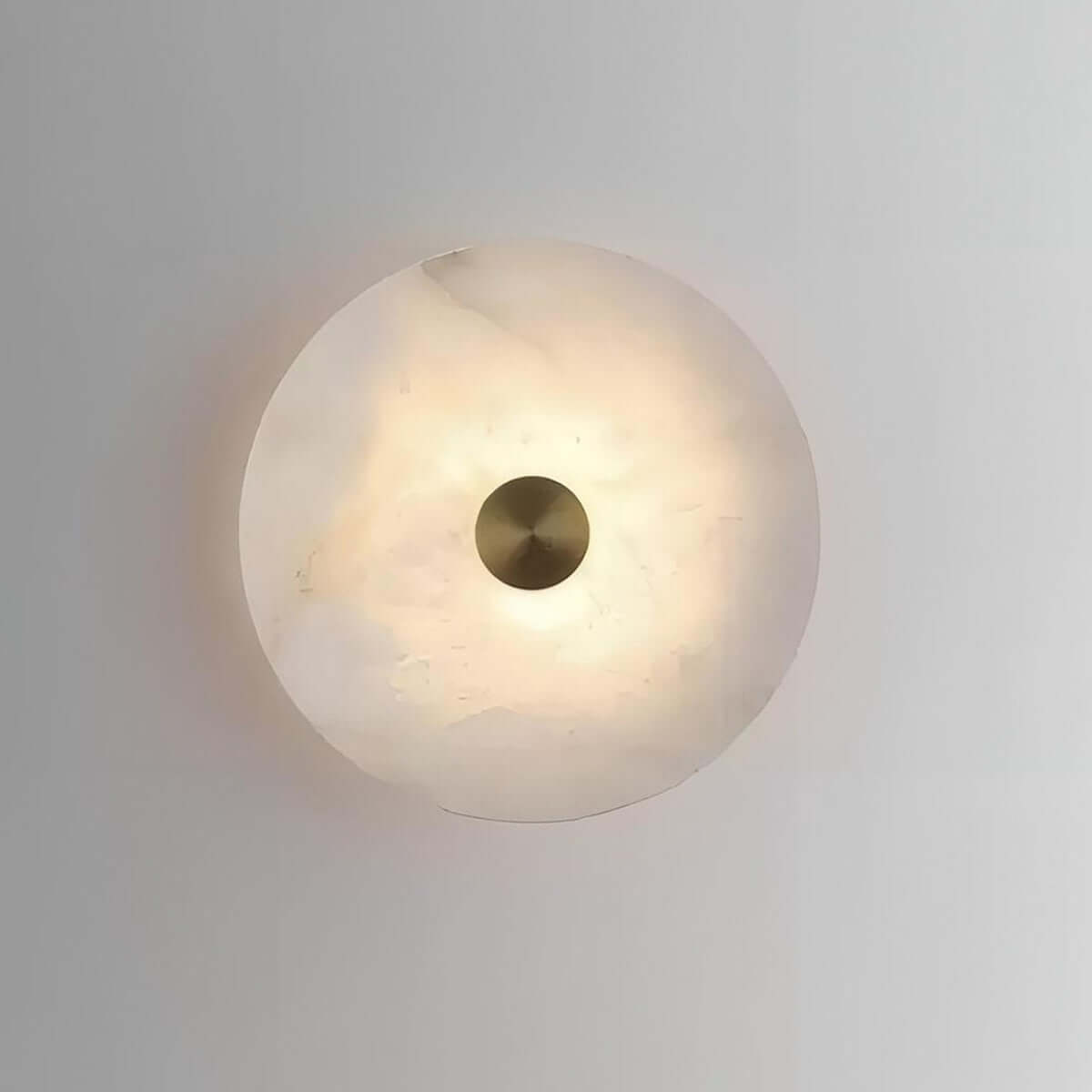 Lunvi Wall Sconce – Alabaster Sconce for Modern Spaces