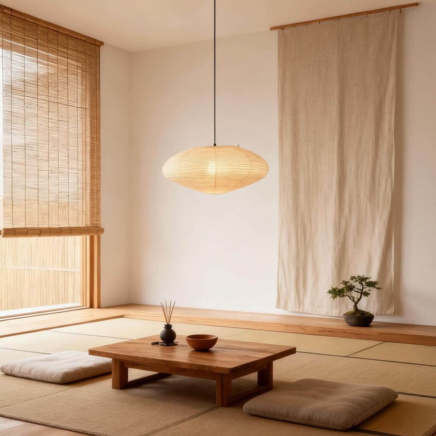 Lurvo Pendant Lamp | Japanese Living Room Pendant Light