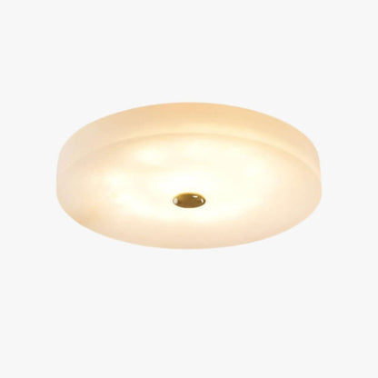 Mavora Ceiling Light – Alabaster LED Flush Mount Lighting
