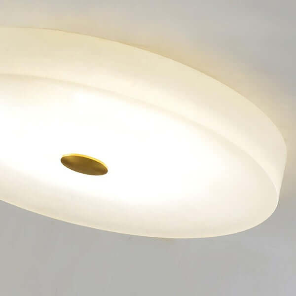 Mavora Ceiling Light – Alabaster LED Flush Mount Lighting