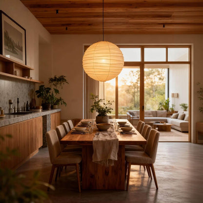 Nuvri Pendant Lamp | Living Room Pendant Light Japanese Style