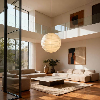Nuvri Pendant Lamp | Living Room Pendant Light Japanese Style