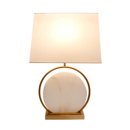 Omavi Alabaster Table Lamp – Unique Luxury Side Table Lamp
