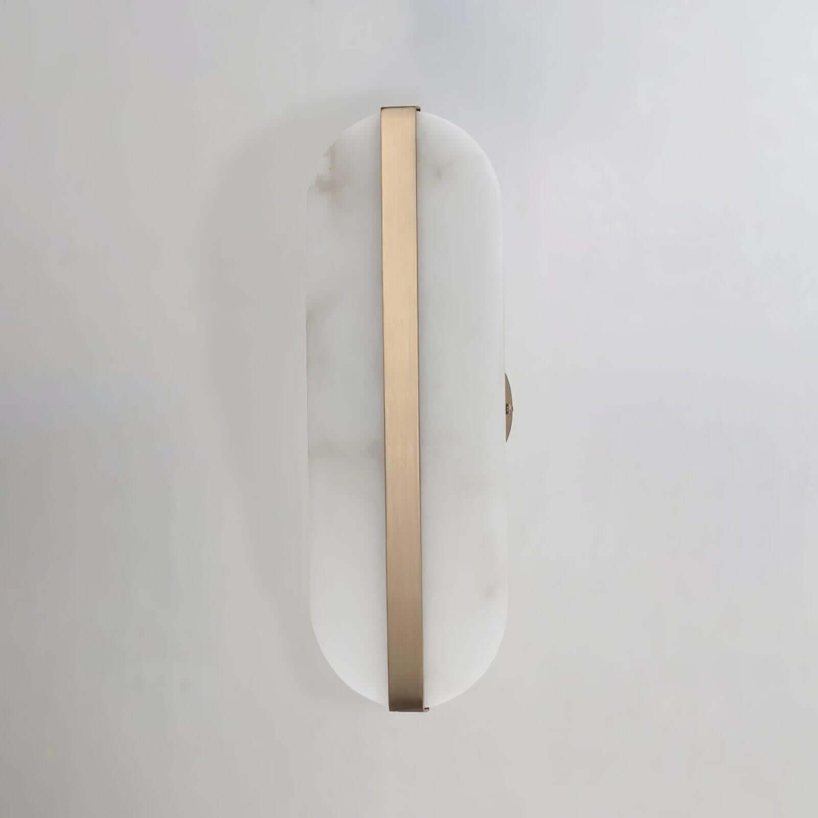 Orlen Wall Sconce – Alabaster and Brass Wall Sconce Light