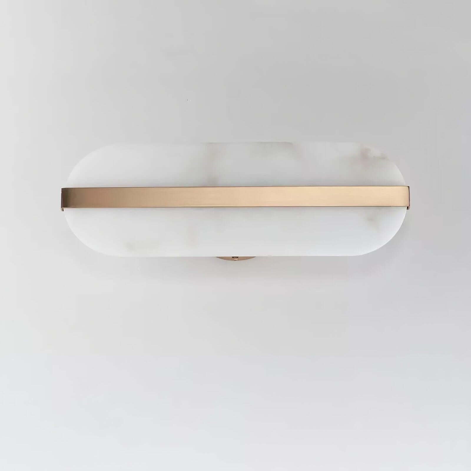 Orlen Wall Sconce – Alabaster and Brass Wall Sconce Light