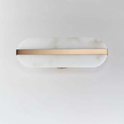 Orlen Wall Sconce – Alabaster and Brass Wall Sconce Light