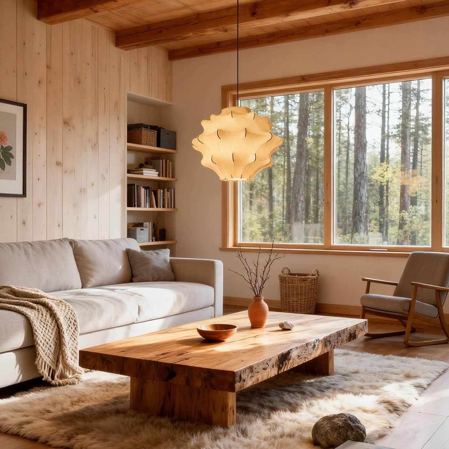 Quenlo Pendant Lamp – Modern Hanging Light for Drawing Room