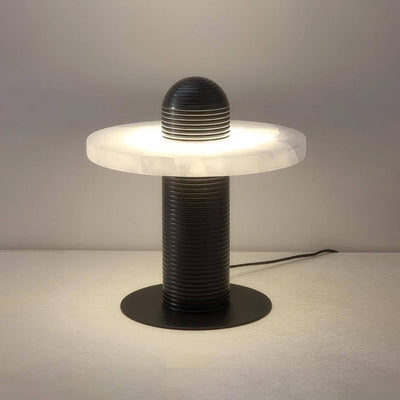 Ronavi Table Lamp – Alabaster Table Lamp for Bedroom Style