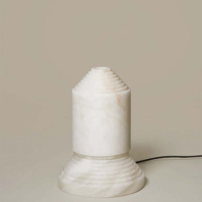 Senvor Table Lamp – Sculptural Alabaster Nightstand Lamps