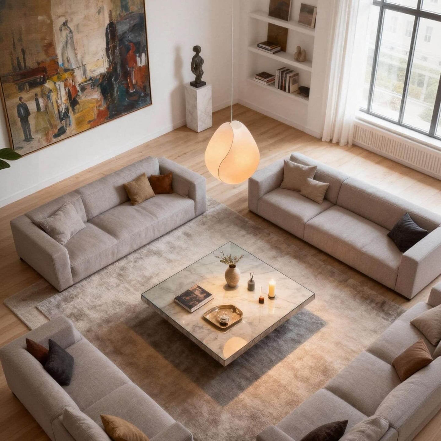 Solvyn Pendant Lamp – Modern Hanging Lights for Drawing Room