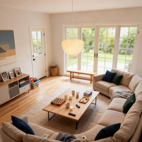 Talvia Pendant Light – Modern Hanging Light for Drawing Room