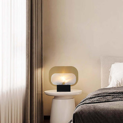 Tazro Table Lamp – Modern Alabaster Table Lamp for Home Décor