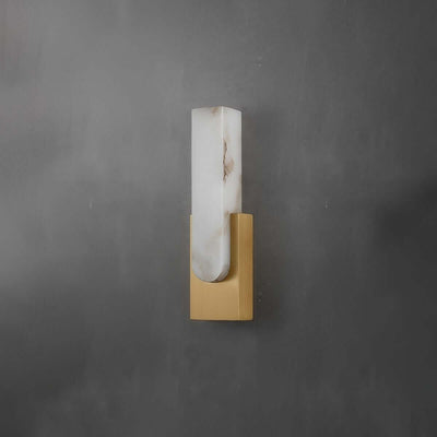 Velin Wall Sconce - Alabaster Wall Sconce for Bedroom