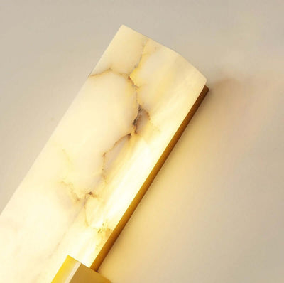 Velin Wall Sconce - Alabaster Wall Sconce for Bedroom