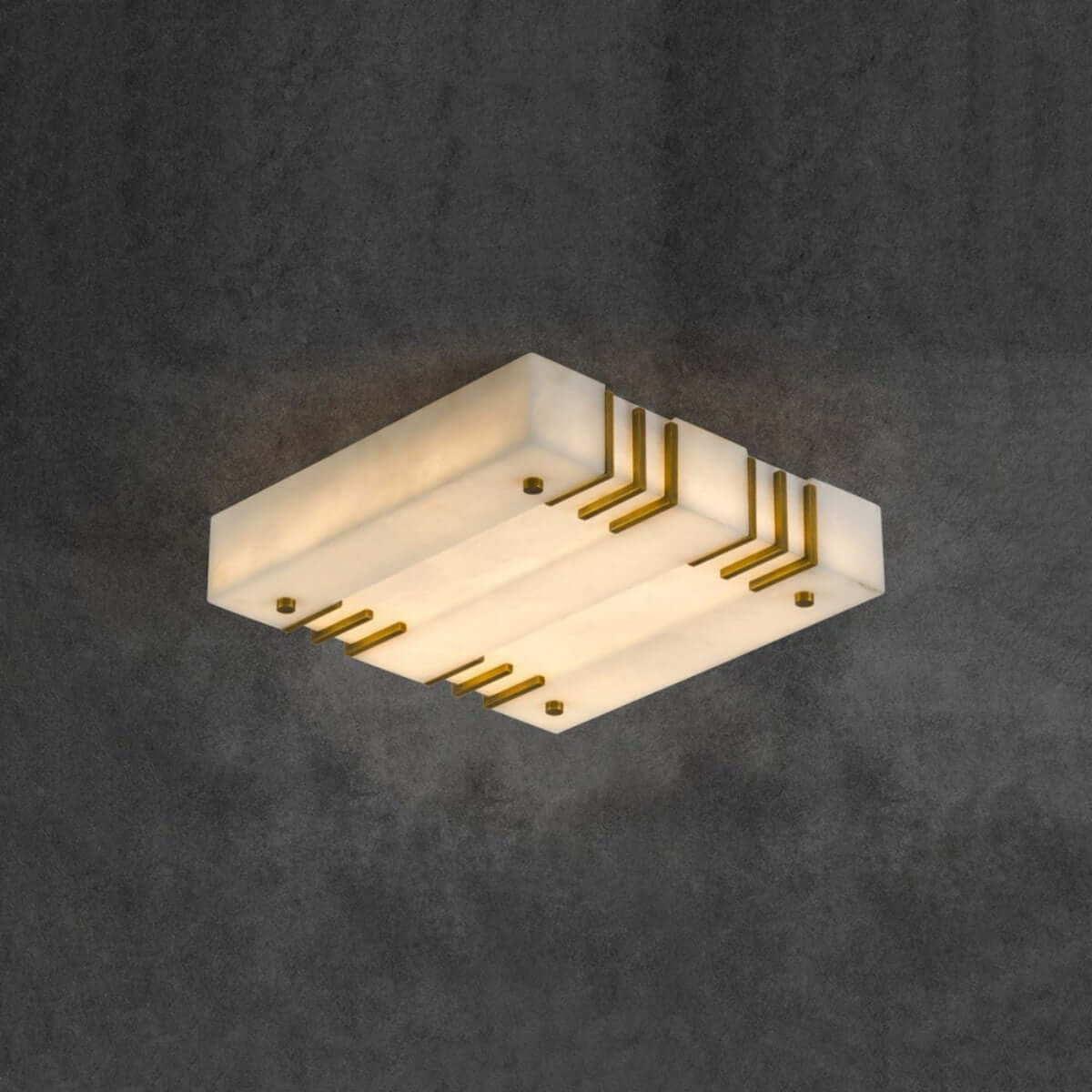 Vexilon Brass Ceiling Light Fixtures for Living Room