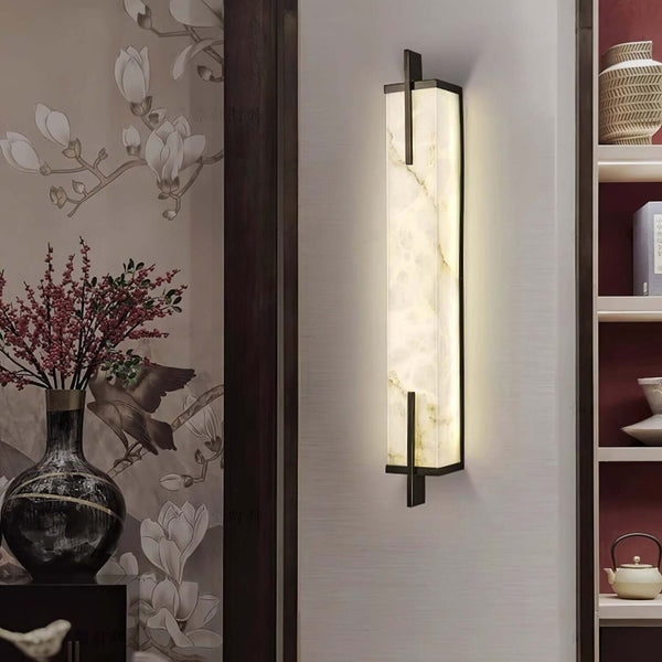 Veyor Alabaster Wall Sconce – Bedside Wall Lights Indoor