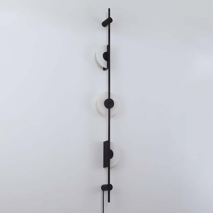 Vilun Plug Wall Sconce – Alabaster Scope, Minimalist Wall Scope