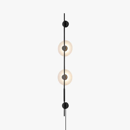 Vilun Plug Wall Sconce – Alabaster Scope, Minimalist Wall Scope