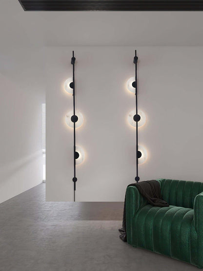 Vilun Plug Wall Sconce – Alabaster Scope, Minimalist Wall Scope