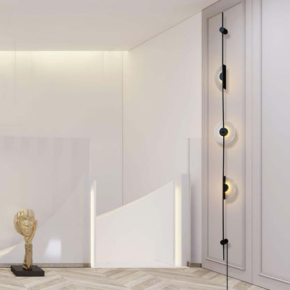 Vilun Plug Wall Sconce – Alabaster Scope, Minimalist Wall Scope