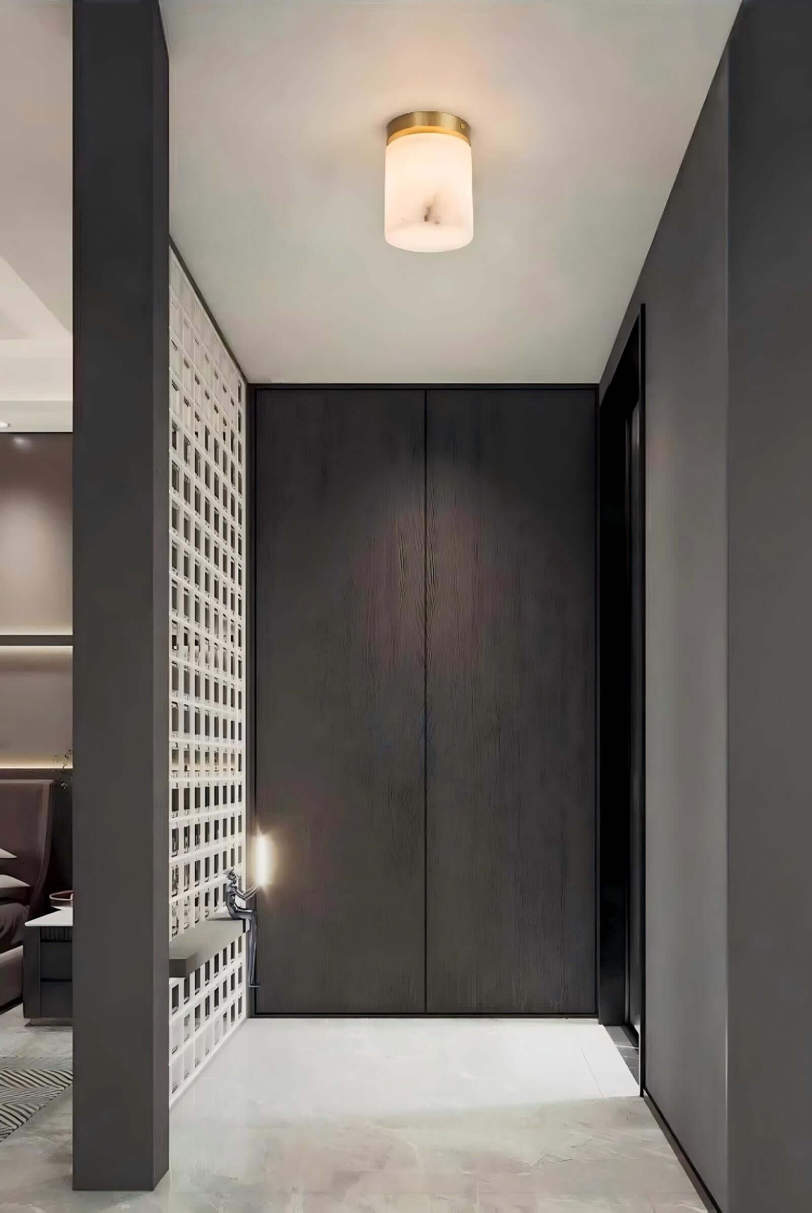 Virex Ceiling Light - Elegant Alabaster Ceiling Light